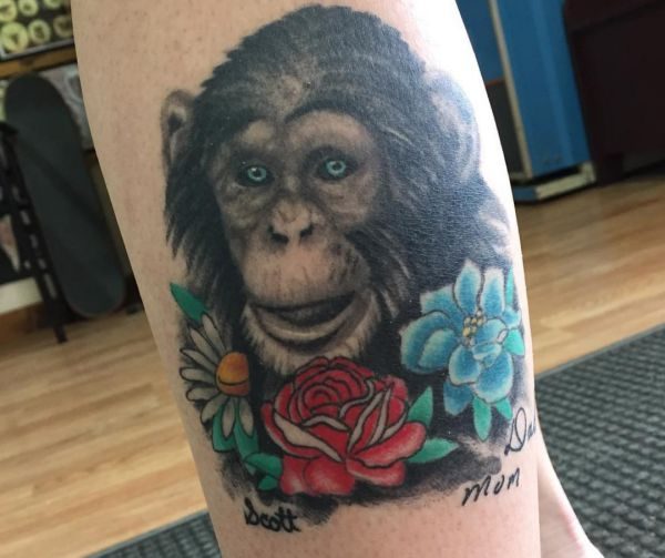29 Affe Tattoo Ideen Bilder und Bedeutungen