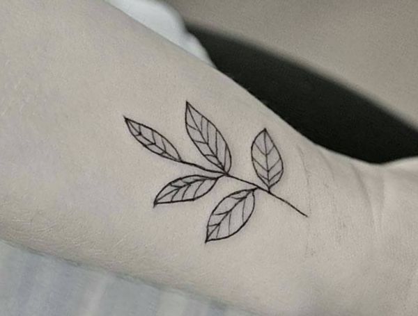 Tattoo Blätter