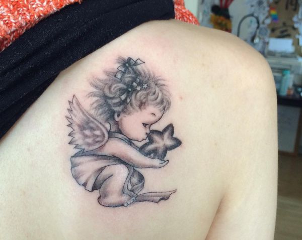 Engel bedeutung gefallener tattoo Engel Tattoo
