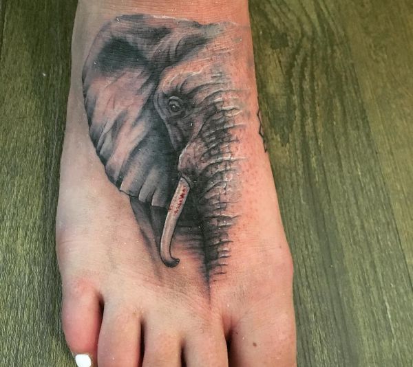 Elefant Fuß Tattoo