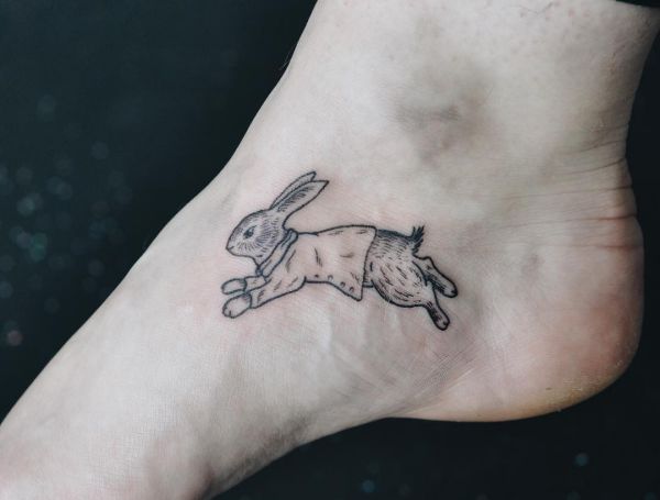 Kaninchen Fuß Tattoo