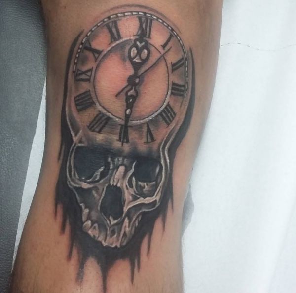 Unterarm totenkopf tattoo mann Totenkopf Tattoo