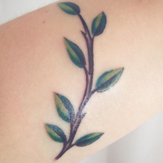 Blätter Tattoo Designs mit Bedeutungen 30 Ideen