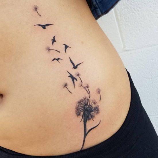 Pusteblume (Löwenzahn) Tattoo Bedeutung und 20 coole Designs